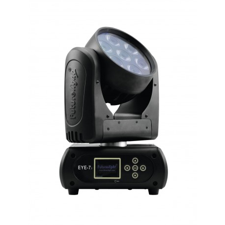 Moving-head beam cu LED 7 x 15 W QCL si miscare nelimitata PAN si TILT, FutureLight EYE-7.i