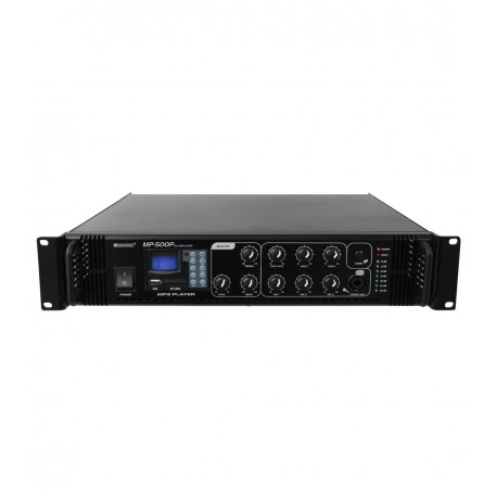 Amplificator-mixer 100V cu player USB Omnitronic MP-500P