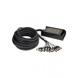 Cablu multicore XLR 12 in 4 out DAP Audio Cobra 12/4 Multisnake 30m