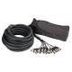 Cablu multicore XLR 12 in 4 out DAP Audio Cobra 12/4 Multisnake 30m