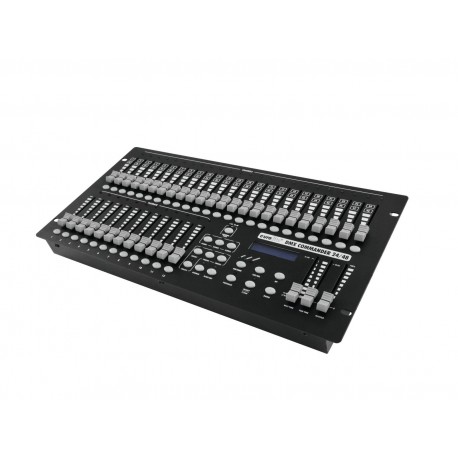 Controller DMX 48 canale/24 fadere, cu functii RDM, Eurolite DMX Commander 24/48 controller (70064550)