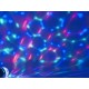 Bec LED cu efect disco, soclu E27, Omnilux LED BC-1 E-27 Beam effect RGB (51918801)