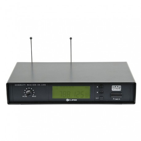 Receptor wireless 1 canal DAP Audio ER-1193B 614-638 MHz