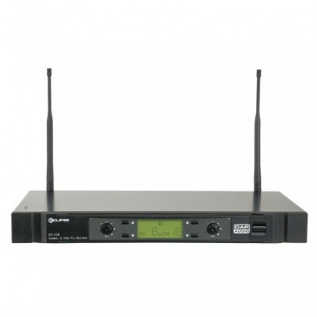 Receptor wireless 2 canale DAP Audio ER-216B 614-638 MHz