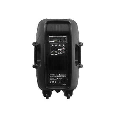 Boxa activa 15" cu mp3 player si bluetooth, 2 cai, 150W/RMS, Omnitronic VFM-215AP