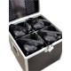 Flightcase pentru 4x PAR-64 spot, long, Roadinger 31000810
