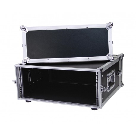 Flightcase pentru unitate rack 4U 483mm (19Â¨), Roadinger Effect rack CO DD, 4U, 38cm deep, black (30107220)