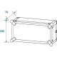 Flightcase pentru unitate rack 4U 483mm (19Â¨), Roadinger Effect rack CO DD, 4U, 38cm deep, black (30107220)