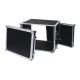 Rackcase 8U 483mm (19Â¨), Roadinger Effect rack CO DD, 8U, 38cm deep, black (30107260)