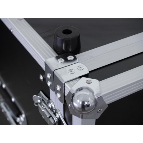 Flightcase pentru unitate rack 10U 483mm (19Â¨), Roadinger Effect rack CO DD, 10U, 38cm deep, black (30107270)