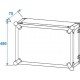 Flightcase pentru unitate rack 10U 483mm (19Â¨), Roadinger Effect rack CO DD, 10U, 38cm deep, black (30107270)