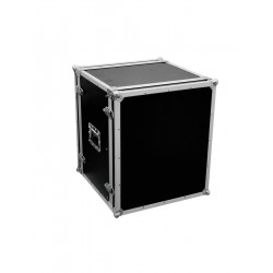 Flightcase pentru unitate rack 12U 483mm (19Â¨), Roadinger Effect rack CO DD, 12U, 38cm deep, black (30107274)
