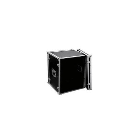 Flightcase pentru unitate rack 12U 483mm (19Â¨), Roadinger Effect rack CO DD, 12U, 38cm deep, black (30107274)