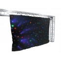 Cortina DMX neagra cu 120 LED-uri RGBY, Eurolite CRT-120