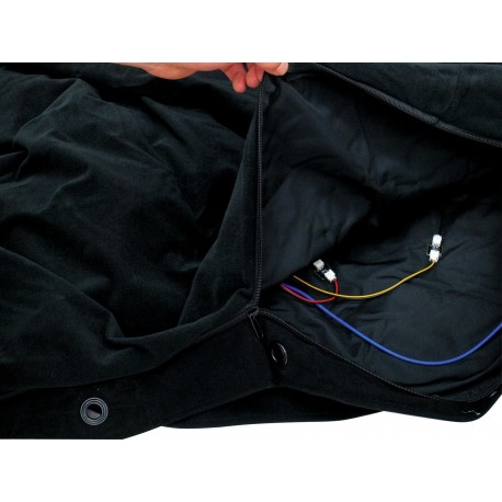 Cortina DMX neagra cu 120 LED-uri RGBY, Eurolite CRT-120 (80503400)