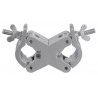 Sistem dublu de prindere, argintiu, Eurolite TPC-55 (SILVER)