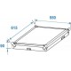 Flightcase combo 8U cu roti, Roadinger 3010999M