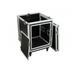 Flightcase combo 10U cu roti, Roadinger 3010999N
