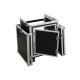 Flightcase combo 10U cu roti, Roadinger 3010999N