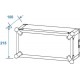 Flightcase 4U pentru amplificator, Roadinger 30109785