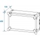 Flightcase 8U pentru amplificator, Roadinger 30109789