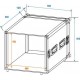 Flightcase 10U pentru amplificator, Roadinger 30109791