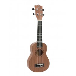 Ukulele soprano L, Dimavery UK-400 Basswood