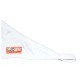 Stretch Shape Triangle Showtec 250cm x 125cm, alb