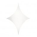 Stretch Shape Diamond Showtec 250cm x 125cm, alb