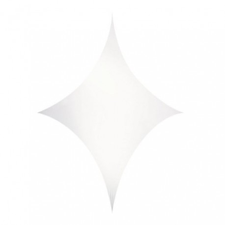 Stretch Shape Diamond Wentex 375cm x 250cm, alb