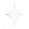 Stretch Shape Diamond Wentex 375cm x 250cm, alb