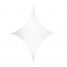 Stretch Shape Diamond Showtec 500cm x 250cm, alb