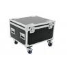 Flightcase pentru 4x TMH-30/40/60, cu roti, Roadinger 31001084