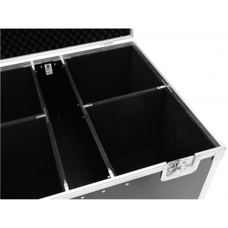 Flightcase pentru 4x TMH-30/40/60, cu roti, Roadinger 31001084