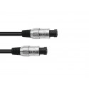Cablu speakon - speakon, 2x 2,5, negru, 5m, Omnitronic 3022110N
