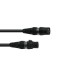 Cablu DMX, XLR mama-tata 3 pini, negru, 25m, Sommer Cable 3030745D