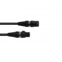 Cablu DMX, XLR mama-tata 3 pini, negru, 25m, Sommer Cable 3030745D