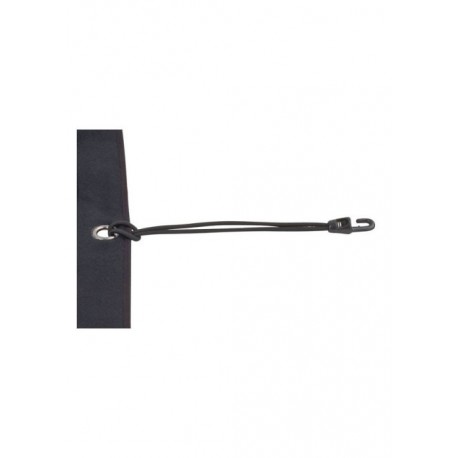 Snur negru pentru prindere cortina Showtec Shockcord 89090