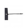 Snur negru pentru prindere cortina Showtec Shockcord 89090