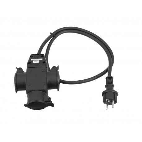 Cablu prelungitor 3m, extension 3x1.5 3m 3-fold, Eurolite 30247015