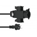 Cablu prelungitor 10m, extension 3x1.5 10m 3-fold, Eurolite 30247017