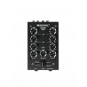 Mini-mixer DJ cu 2 canale, negru, Omnitronic GNOME-202 Black