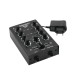 Mini-mixer DJ cu 2 canale, negru, Omnitronic GNOME-202 Black