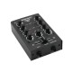 Mini-mixer DJ cu 2 canale, negru, Omnitronic GNOME-202 Black