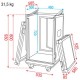 Rackcase Combi Case 16+10U DAP Audio