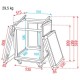 Rackcase Combi Case 10+10U DAP Audio