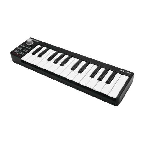 USB MIDI keyboard pentru creatori de muzica, producatori, DJ, Omnitronic KEY-25