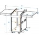 Flightcase 18U complet pentru DJ, pe roti, Roadinger TA-1 (32000100)