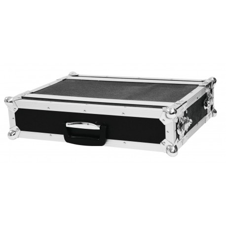 Flightcase rack CO DD, 2U, 24cm adancime, negru, Roadinger 30107190