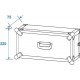 Flightcase rack CO DD, 4U, 24cm adancime, negru, Roadinger 30107217